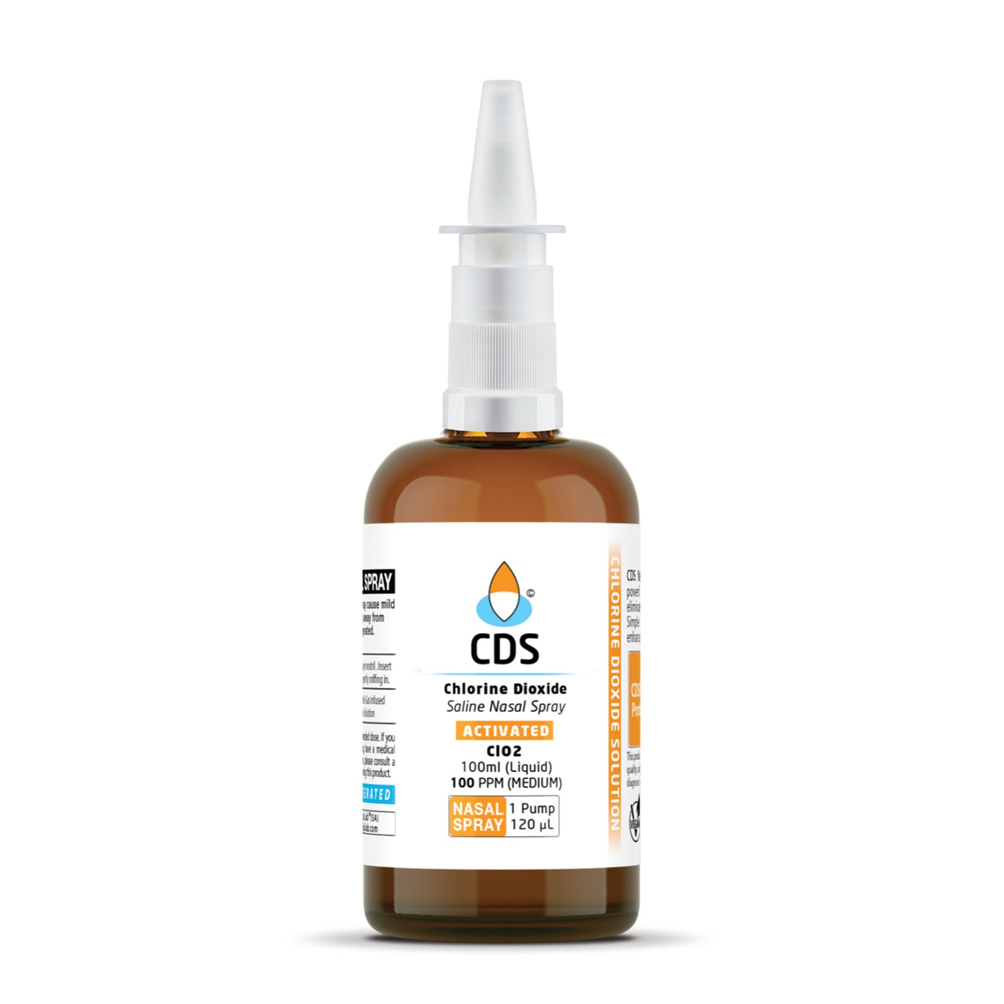 100ml Glass Bottle CDS Saline Nasal Spray