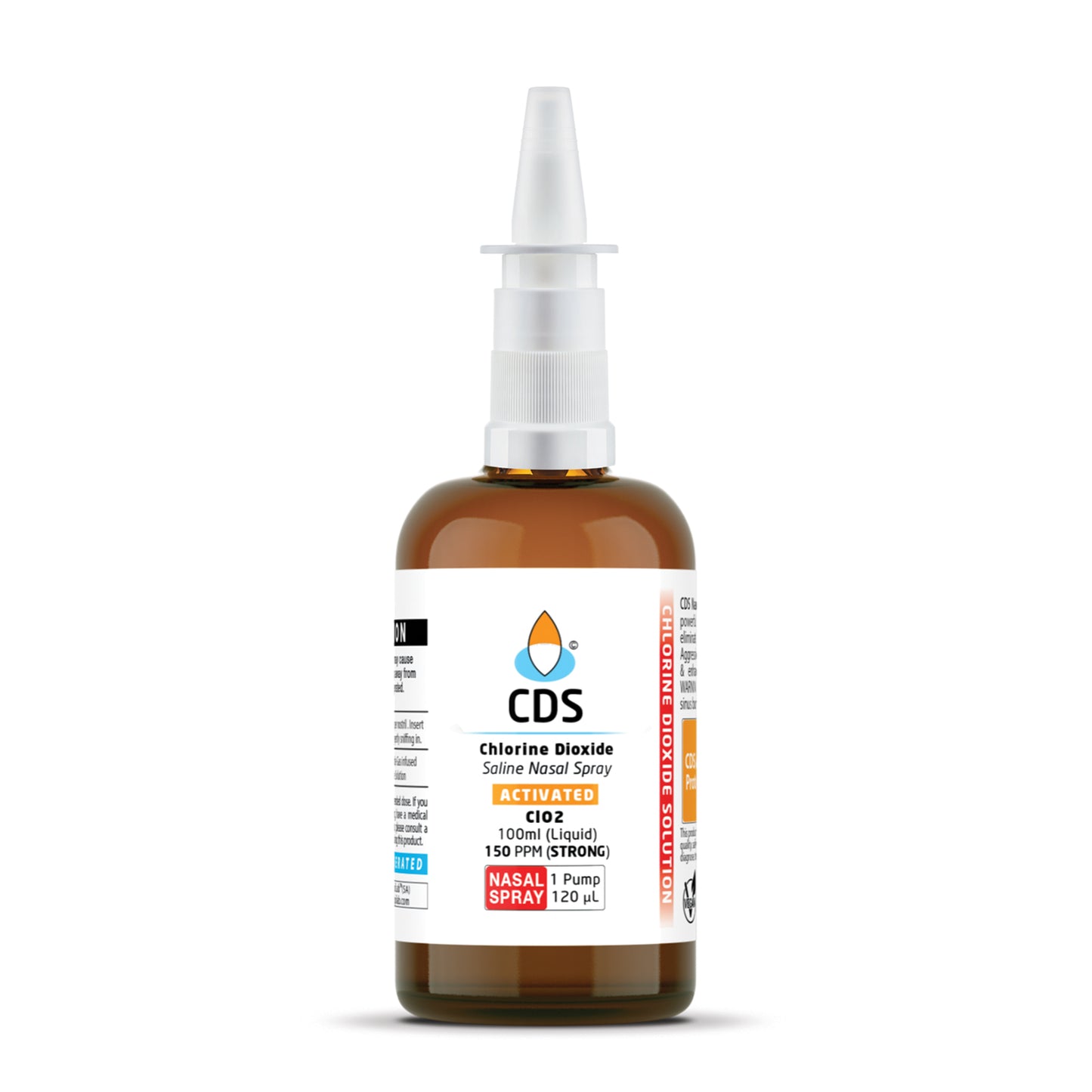 100ml Glass Bottle CDS Saline Nasal Spray