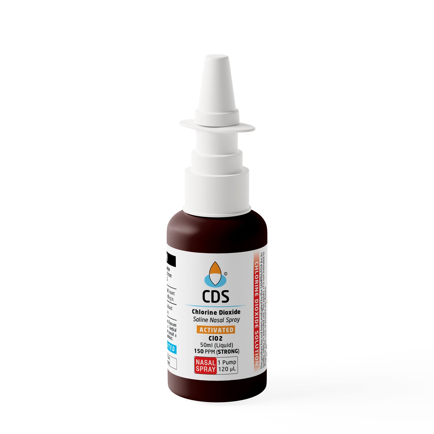 50ml Glass Bottle CDS Saline Nasal Spray