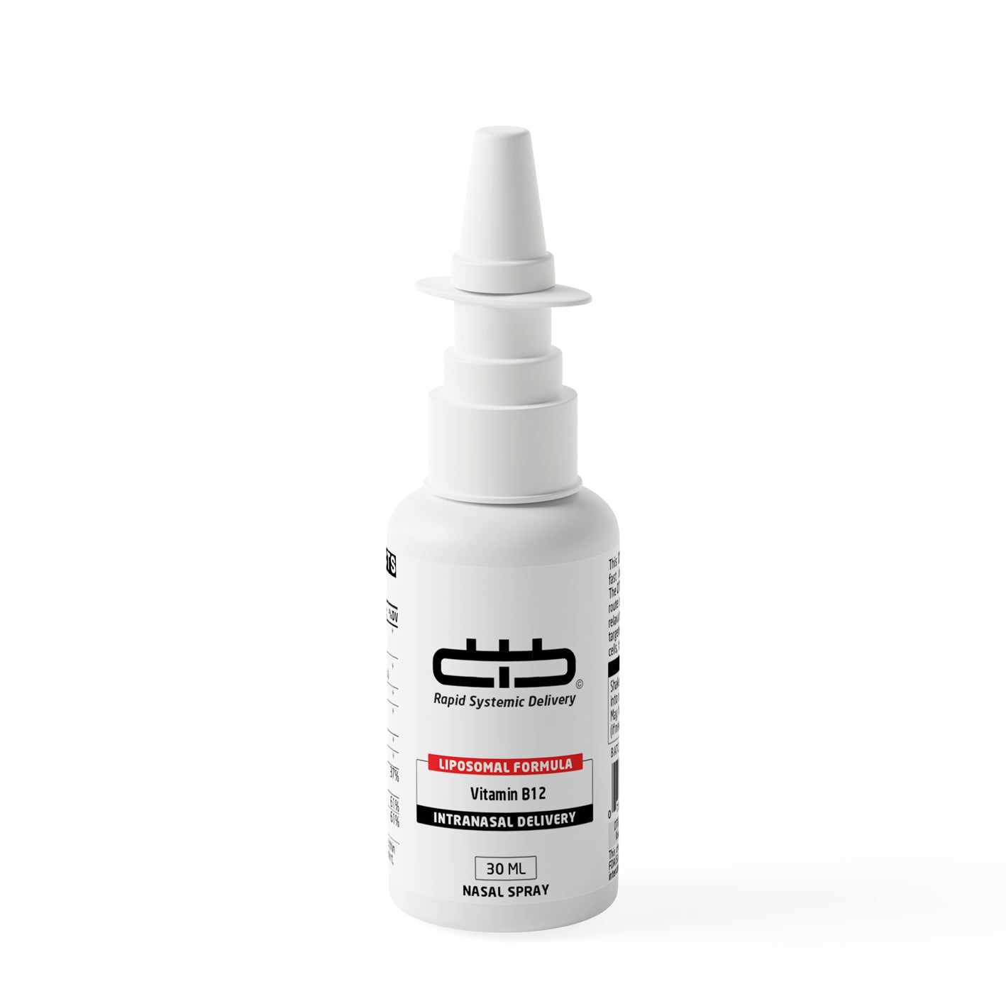 DTB Vitamin B12 - Intranasal Delivery - Nasal Spray - 30ml