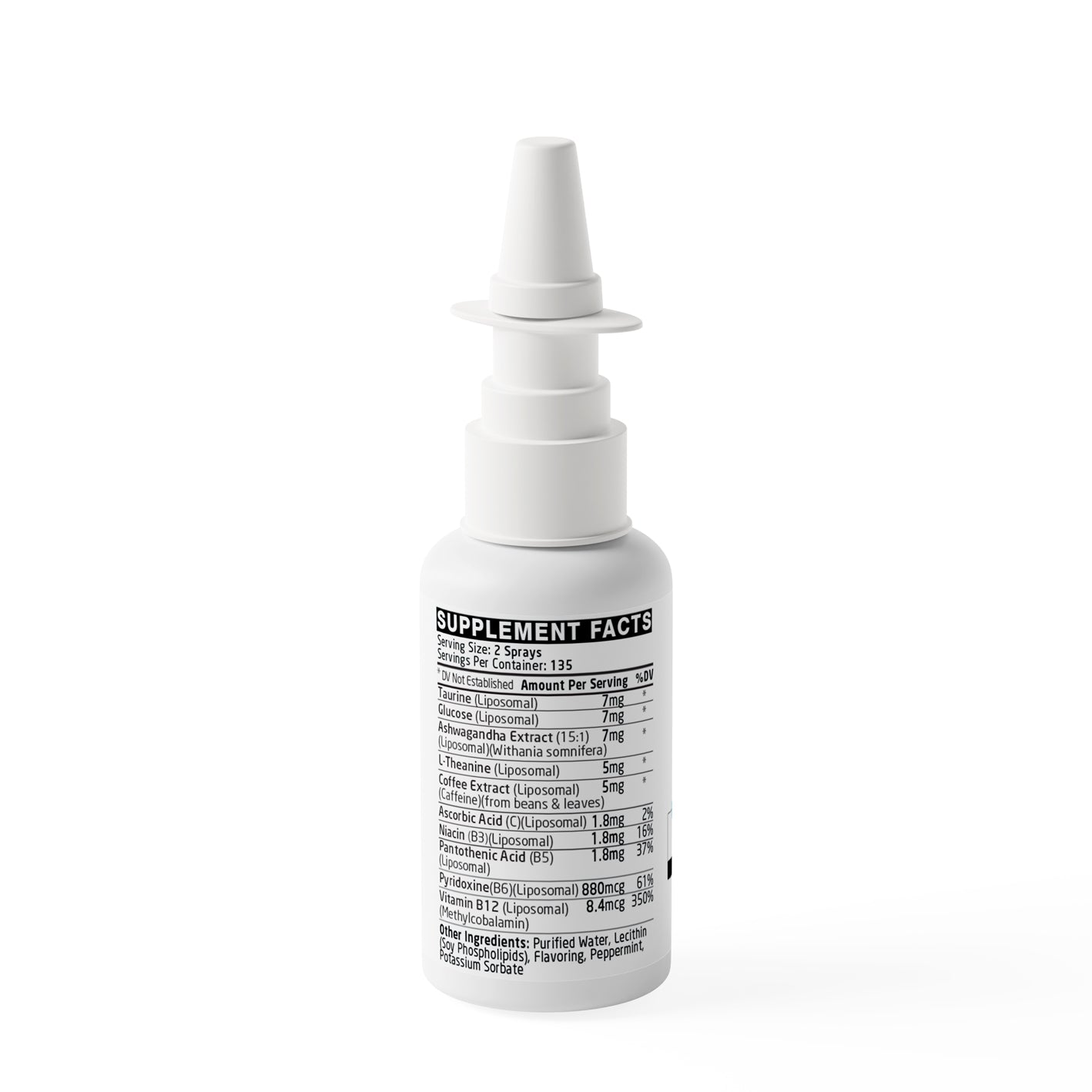 DTB Fast Clean Energy - Intranasal Delivery - Nasal Spray - 30ml