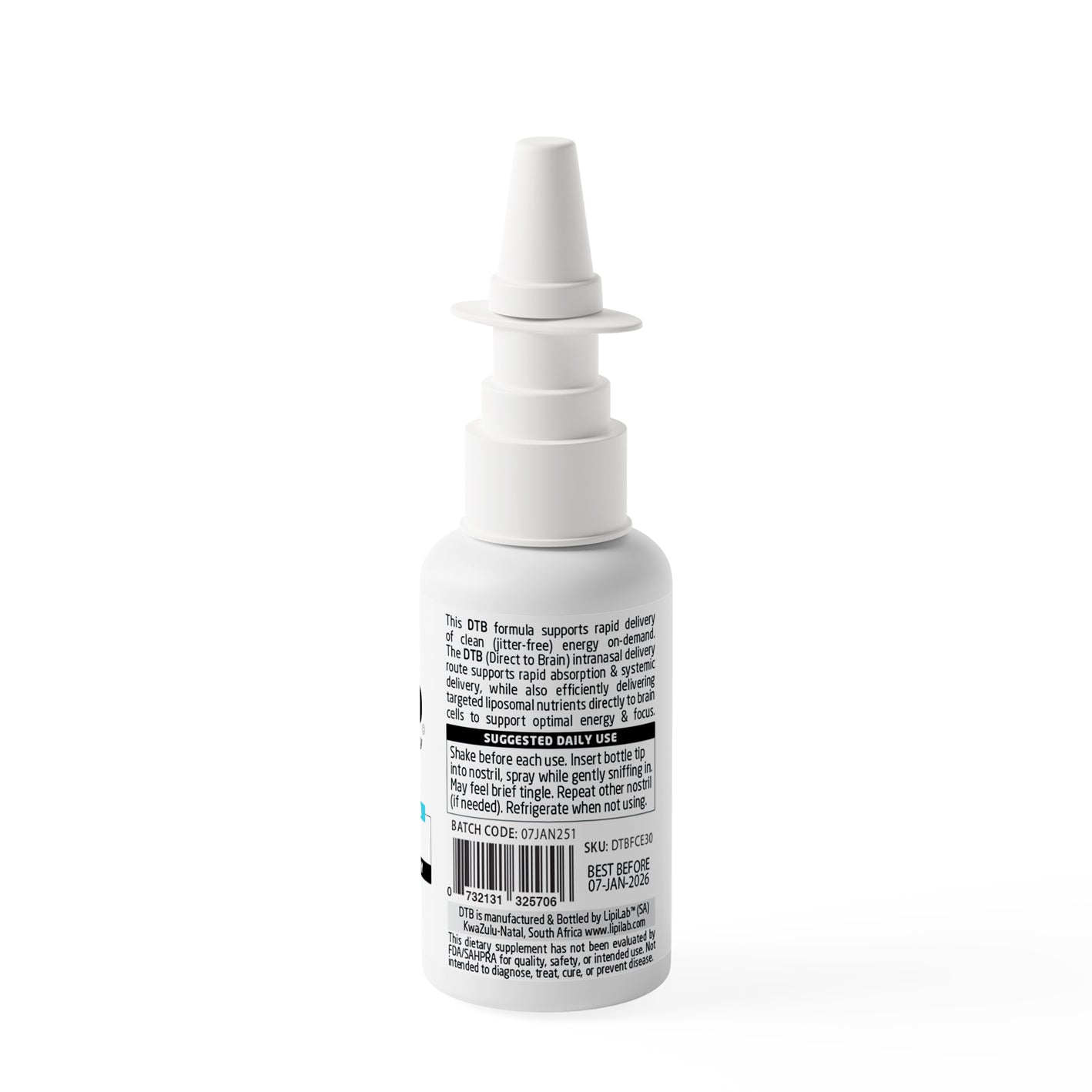 DTB Fast Clean Energy - Intranasal Delivery - Nasal Spray - 30ml