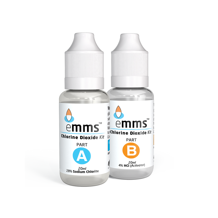 Chlorine Dioxide 40ml Kit - MMS - Miracle Mineral Solution